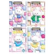 Gratis Ongkir - Papan Ujian Motif Karakter 3D / Papan Dada Motif Karakter