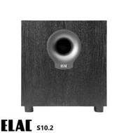 永悅音響 ELAC S10.2 10吋重低音喇叭 200瓦峰值功率/100瓦有效值 贈重低音線 全新公司貨