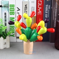 Ohye Wooden Early Education Toys Colourful Cactus Blocks Play Set 21042 toys education