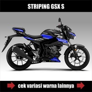 SUZUKI GSX S 150 STRIPING MOTORCYCLE STICKER/ GSX-S 150SUZUKI GSX 150 S MOTORCYCLE VARIATION DECAL S