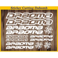 Stickers cutting Dabomb Bike Frame Cycles Cycling Bicycle Mtb Road