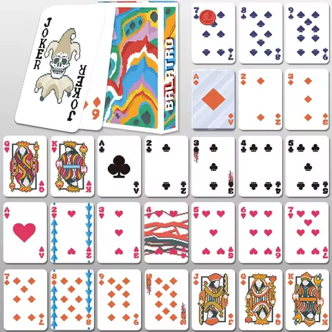 Classic Joker Poker Card Set 55PCS Balatro Joker Playing Cards Creative Poker Festive Fun Durable Po