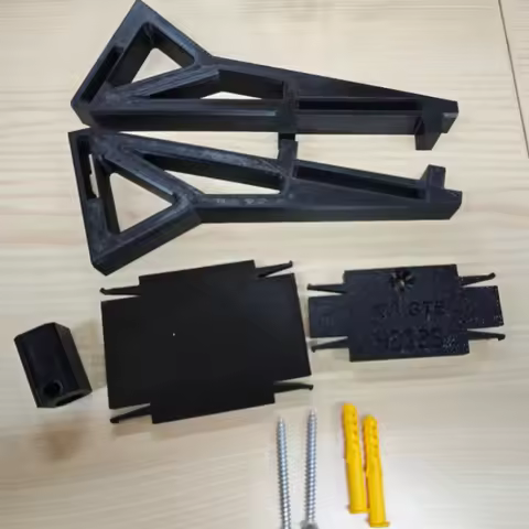 DIY Building Block Wall Display Stand Wall Mount Bracket Holder for LEGO 42125 Technic Ferrari 488 G