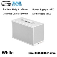 PCCOOLER เดสก์ท็อปตาข่าย K101เคสขนาดเล็ก ITX รองรับแหล่งจ่ายไฟ SFX/การติดตั้งพัดลม12015/การ์ดจอยาว34