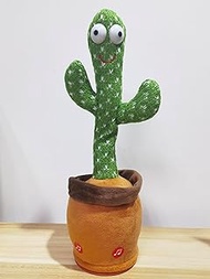 ROYPOUTA Dancing Talking Cactus Toy for Baby Toddler(Rechargeable)