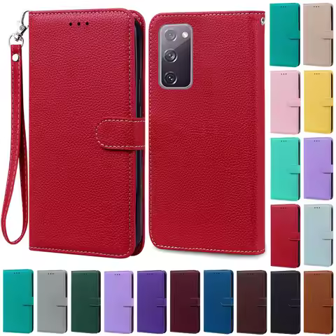 S20 FE Case For Samsung Galaxy S20 Case S20+ Ultra Leather Flip Wallet Case For Samsung Galaxy S20 F