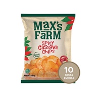 Max's Farm Cassava Chips Spicy 150g (Bundle of 10)