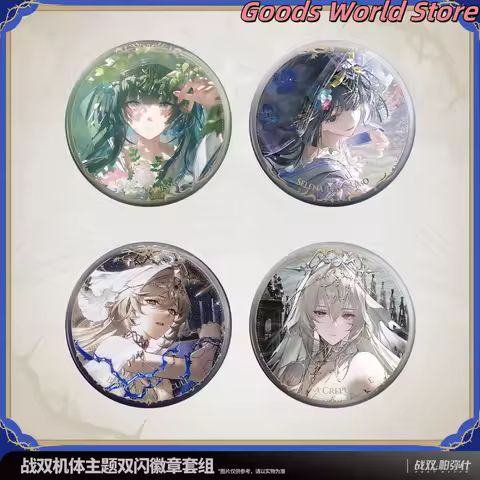 Original Bianca Selena Double Flash Badge Kurogame Game Punishing Gray Raven Selena Cosplay Costume 