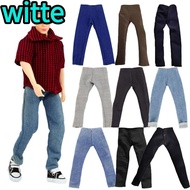 WITTE Jeans Pants, Casual Wears 10 Styles Male Doll Trousers, High Quality Fashion Dolls Accessories