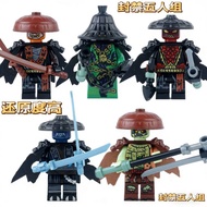 Ninjago Doll Toy Ban Five-Person Group Kurrox Assembled Building Block Toys Hand Office z0MX