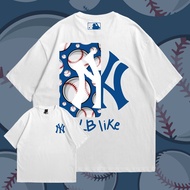 KAOSKERENJAKARTAID - OVERSIZE TSHIRT NEW YORK YANKEES MLB LIKE UNISEX COMBED 24S