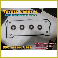 ❏ ☽ ✲ TOYOTA COROLLA 4AFE 5AFE 7AFE VALVE COVER SEAL SET