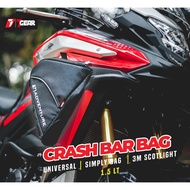CrashBar Bag 7Gear -  Tas Samping Crash Bar Bag Aero Tas Motor