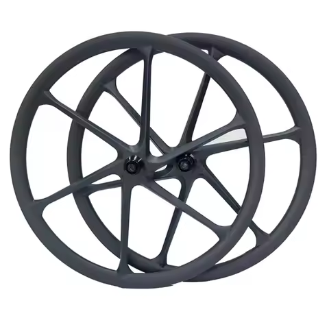 700C road disc brake 6-Spoke carbon,6-spoke full carbon gravel Wheelset,disc brake center lock 100*1