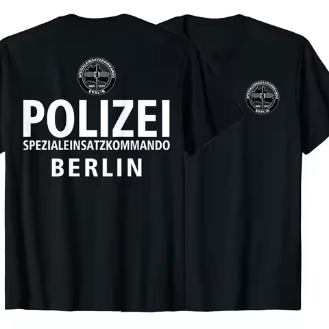 Germany Berlin SWAT SEK Spezialeinsatzkommando T-Shirt. Premium Cotton Short Sleeve O-Neck Mens T Sh