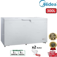 Midea WD-300W Chest Freezer|Peti Sejuk Daging|Peti Sejuk Beku (300L)