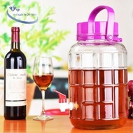 Glass Bottle with Purple Lid 2 Liter, 3 Liter, 5 Liter, 8 Liter, 10 Liter, 12 Liter