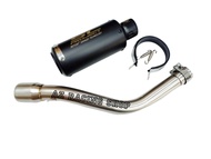 ชุดท่อสลิปออนGPX demon GR 200r+สายท่อเอสซี 9.5 นิ้ว