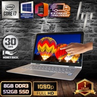 HP SPECTRE 13 X360 ULTRABOOK TOUCHSCREEN - INTEL CORE I7 VPRO / 8GB DDR3 RAM / 512GB SSD STORAGE / FULL HD 13 INCH TOUCH