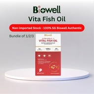 【SG SELLER】Biowell Vital Fish Oil | 97% Purity | 1250MG Ultra High Omega 3 EPA DHA