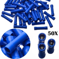 50PCS Electrical Wire Crimp Butt Connectors Insulated Waterproof Terminals 22-18AWG / 16-14AWG