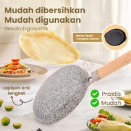 Crepe Maker Mold Kwalik Pan Pan for Risol Skin, Omelette Cake, Crepes, Bonus Dough Bowl ||