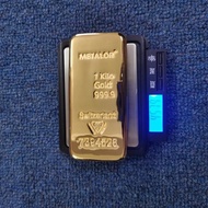 Suisse 1Kg Gold Bullion Bar Swiss 1000G Pure Copper Inside 999 Fine Gold Plated Gold Bar Ingot Coins