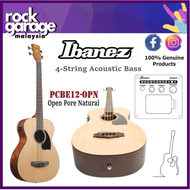 Ibanez PCBE12 Grand Concert 4-String Acoustic Electric Bass Guitar - Open Pore Natural (PCBE12-OPN)