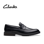 Clarks Mens Aldwin Step Black Leather