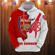 XZX180305   Arsenal f.c All Over Printed 3D Hoodie 27