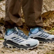 MERRELL MOAB SPEED 2 GORE-TEX抗撕裂防水登山健行鞋 男鞋-水藍
