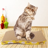 Cat Scratcher Corrugated Scratching Board Pad Kitten Cat Tree Cat Toy with Catnip Cat Scratches 猫抓板 