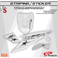 COOL STICKERS STRIPING STICKERS VARIATIONS OLDBEAT / CARBONBEAT UV TANSPARAN STRIPING/S VARIATIONS A