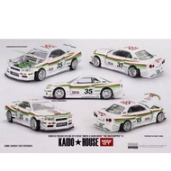 Nissan Skyline GT-R (R34) TAMIYA X Kaido House Model Car "The Grasshopper" V1