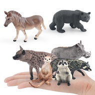 Children Toys Simulation Wild Animal Model Iguana Spotted Warthog Meerkat Creative Hand-Made Ornamen