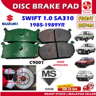 S2U Disc Brake Pad Front Suzuki Swift 1.0 SA310 1985-1989YR Brek Pad Kereta C9001