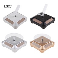 [Lstjj] Stylish Solar Powered Turntable Rotating Display Stand Tray Jewelry Bangles  Phone Display R