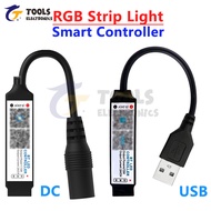 DC 5-24V Colorful RGB Strip Light Smart Controller BT APP Control LED Dimming Controller LED Strip L