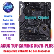 Used ASUS TUF GAMING X570-PLUS DDR4 ATX Motherboard Compatible with AMD 1-5 Gen Processors Tested
