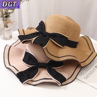 DTG Color Matching Sun Hat for Women, Versatile for Travel, UV Resistant Beach Vacation Hat for Wome