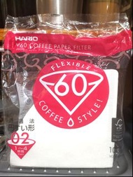 大02 (1-4Cups) HARIO V60 Coffee Filter Paper 100pcs☕咖啡濾紙 #手沖 #圓錐 #Made in Japan 最後1包‼️