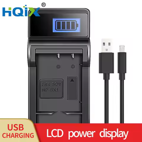HQIX for Sony ZV1 DSC-H400 RX100 VI RX100 VII HX50 HX90 HX60 HX400 WX500 HX99 HX30 WX350 Camera NP-B