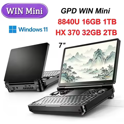 New Arrival GPD WIN Mini 2026 HX 370 Gaming Handheld - 7 Inch Slim, 32GB RAM, Top Player