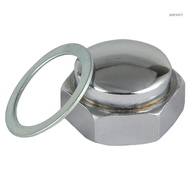 【SUIT*】 Steering Stem Chrome Nut Washer Fit for XL100 XL70 XR70 XR75 Bike Bolt Cap