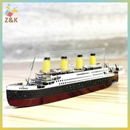 forwin Color Titanic Puzzle DIY Cruise Ship Assembled Model Kits Children Educational Toys vn