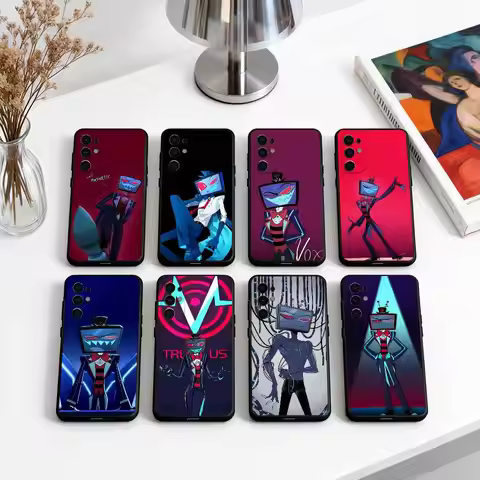 Cool H-Hazbin H-Hotel Villain Vox-S Phone Case For Samsung S25,S24,S21,S22,S23,S30,Ultra,S20,Plus,Fe