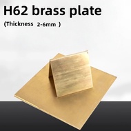 (((FX) h62 Brass Plate (Thickness 2-6mm) Copper Plate Brass Sheet 2 2.5 3 4 5 6mm Zero Cut *** &