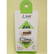 USB Type C Adapter 2.4A DAP-M01 C FAST CHARGE Micro to Type C