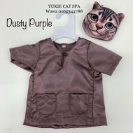 Baju Raya Kucing Dusty Purple