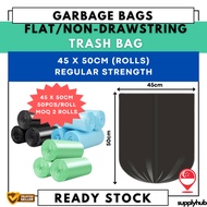 [SG STOCK] Low MOQ 45 x 50cm Non-Drawstring Garbage Bag/ Trash Bag/ Rubbish Bag/ Plastic Bag/ Dustbi
